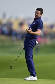 Sport Bilder des Tages Rory McIlroy of Northern Ireland (Team Europ) GOLF : Ryder Cup 2018 - Guyancourt - 28 09 2018 JBAutissier Panoramic 