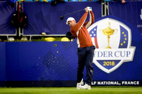 Sergio Garcia of Spain (Team Europ) GOLF : Ryder Cup 2018 - Guyancourt - 29 09 2018 JBAutissier Panoramic 