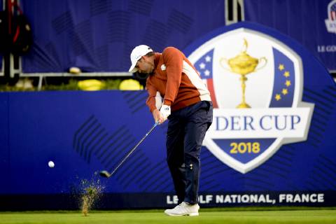 Sport Bilder des Tages Sergio Garcia of Spain (Team Europ) GOLF : Ryder Cup 2018 - Guyancourt - 29 09 2018 JBAutissier Panoramic 
