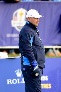 European Ryder Cup team captain, Thomas Bjorn of Denmark (Team Europ) GOLF : Ryder Cup 2018 - Guyancourt - 29 09 2018 JBAutissier Panoramic 