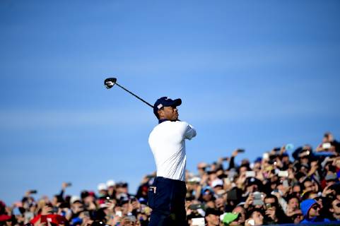 Tiger Woods (Team USA) GOLF : Ryder Cup 2018 - Guyancourt - 29 09 2018 JBAutissier Panoramic 