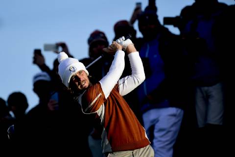 Tommy Fleetwood of England (Team Europ) GOLF : Ryder Cup 2018 - Guyancourt - 29 09 2018 JBAutissier Panoramic 