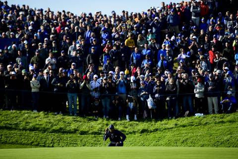 Tiger Woods (Team USA) GOLF : Ryder Cup 2018 - Guyancourt - 29 09 2018 JBAutissier Panoramic 