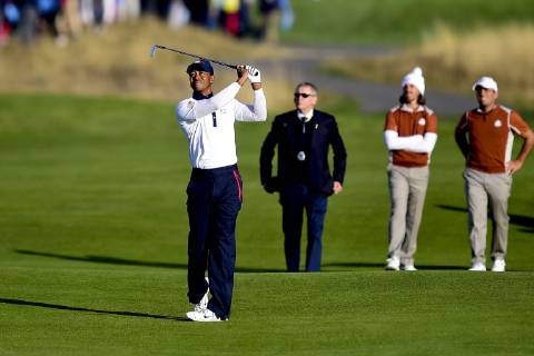 Tiger Woods (Team USA) GOLF : Ryder Cup 2018 - Guyancourt - 29 09 2018 JBAutissier Panoramic 