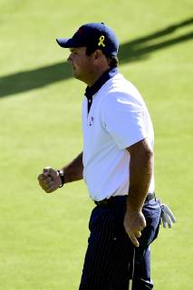 Patrick Reed (Team USA) GOLF : Ryder Cup 2018 - Guyancourt - 29 09 2018 JBAutissier Panoramic 