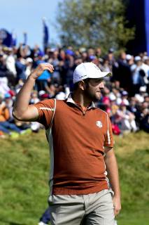 John Rahm of Spain (Team Europ) GOLF : Ryder Cup 2018 - Guyancourt - 29 09 2018 JBAutissier Panoramic 