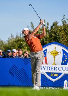 Tommy Fleetwood ( Europe ) GOLF : Ryder cup - St Quentin en Yvelines - 29 09 2018 FedericoPestellini Panoramic 