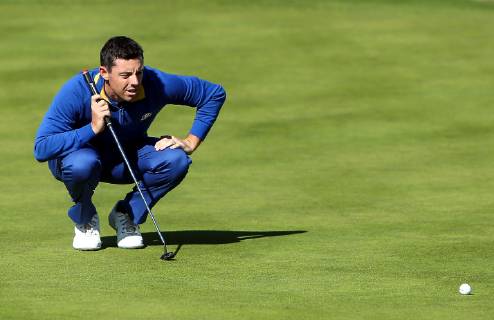 2018 Ryder Cup, Albatros Course, Le Golf National, Saint-Quentin-en-Yvelines, Paris 30 9 2018 Rory McIlroy on the 4th green Rory McIlroy on the 4th green 30 9 2018  Copyright: x©INPHO OisinxKeniryx MT2_0186