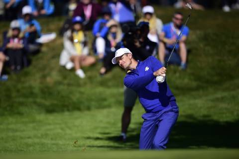 Justin Rose of England (Team Europ) GOLF : Ryder Cup 2018 - Guyancourt - 30 09 2018 JBAutissier Panoramic 