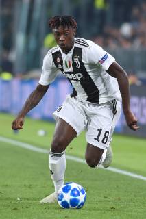 IPP20181002 Football - soccer: UEFA Champions League 2018 2019, Juventus Turin - Young Boys Bern, moise kean (Verwendung nur in Deutschland - GERMANY ONLY) *** IPP20181002 Football soccer UEFA Champions League 2018 2019 Juventus Young Boys Bern moise kean Use only in Germany GERMANY ONLY 