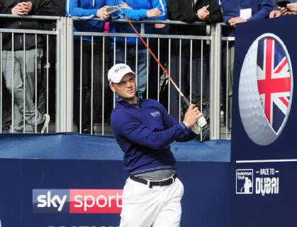 Golf - 2018 Sky Sports British Masters - Thursday, First Round Martin Kymer of Germany at the first tee, at Walton Heath Golf Club. COLORSPORT ANDREW COWIE