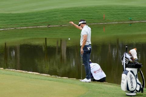 October 11, 2018 - Kuala Lumpur, Malaysia - Jamie Lovemark of United States prepares to play during the first round of the CIMB Classic at TPC Kuala Lumpur on 11 October, 2018 in Kuala Lumpur, Malaysia CIMB Classic - Round One  - ZUMAn230 20181011_zaa_n230_128 Copyright: xChrisxJungx