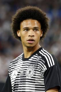 München, Deutschland, UEFA Nations League, Deutschland vs. Frankreich 0 : 0 am 06. 09. 2018 in der Allianz-Arena in München Leroy SANE (GER) ** Gemäß den Vorgaben des DFB ( Deutscher Fußball Bund ) ist es untersagt, in dem Stadion und oder vom Spiel angefertigte Fotoaufnahmen in Form von Sequenzbildern und oder videoähnlichen Fotostrecken zu verwerten bzw. verwerten zu lassen. **