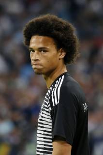 München, Deutschland, UEFA Nations League, Deutschland vs. Frankreich 0 : 0 am 06. 09. 2018 in der Allianz-Arena in München Leroy SANE (GER) ** Gemäß den Vorgaben des DFB ( Deutscher Fußball Bund ) ist es untersagt, in dem Stadion und oder vom Spiel angefertigte Fotoaufnahmen in Form von Sequenzbildern und oder videoähnlichen Fotostrecken zu verwerten bzw. verwerten zu lassen. **