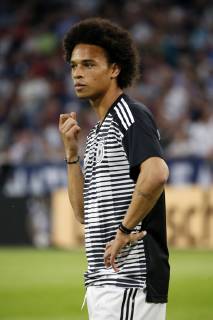 München, Deutschland, UEFA Nations League, Deutschland vs. Frankreich 0 : 0 am 06. 09. 2018 in der Allianz-Arena in München Leroy SANE (GER) ** Gemäß den Vorgaben des DFB ( Deutscher Fußball Bund ) ist es untersagt, in dem Stadion und oder vom Spiel angefertigte Fotoaufnahmen in Form von Sequenzbildern und oder videoähnlichen Fotostrecken zu verwerten bzw. verwerten zu lassen. **