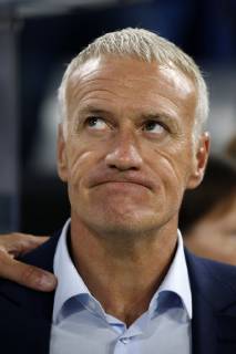 München, Deutschland, UEFA Nations League, Deutschland vs. Frankreich 0 : 0 am 06. 09. 2018 in der Allianz-Arena in München Trainer Didier DESCHAMPS (FRA) ** Gemäß den Vorgaben des DFB ( Deutscher Fußball Bund ) ist es untersagt, in dem Stadion und oder vom Spiel angefertigte Fotoaufnahmen in Form von Sequenzbildern und oder videoähnlichen Fotostrecken zu verwerten bzw. verwerten zu lassen. **