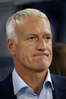 München, Deutschland, UEFA Nations League, Deutschland vs. Frankreich 0 : 0 am 06. 09. 2018 in der Allianz-Arena in München Trainer Didier DESCHAMPS (FRA) ** Gemäß den Vorgaben des DFB ( Deutscher Fußball Bund ) ist es untersagt, in dem Stadion und oder vom Spiel angefertigte Fotoaufnahmen in Form von Sequenzbildern und oder videoähnlichen Fotostrecken zu verwerten bzw. verwerten zu lassen. **