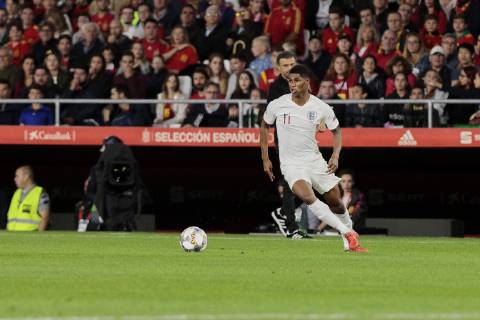 England s Marcus Rashford during UEFA Nations League 2019 match between Spain and England at Benito Villamarin stadium in Sevilla, Spain. October 15, 2018. (201810150025)
