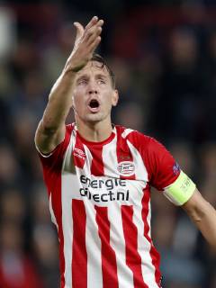 Luuk de Jong of PSV during the UEFA Champions League group C match between PSV Eindhoven and Tottenham Hotspur FC at the Phillips stadium on October 24, 2018 in Eindhoven, The Netherlands UEFA Champions League 2018 2019 xVIxVIxImagesx xMauricexvanxSteenxIVx 12563259