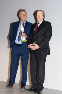 Beides Walther Bensemann-Preisträger,Günter Netzer (2013) und Horst Hrubesch (2018) Walther Bensemann-Preis 2018 Nuernberg Copyright: xEIBNER RZYx EP_RZY