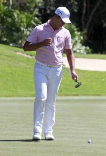 South Korean golfer Si Woo Kim during a practice before the PGA Golf Herren Mayakoba Classic, in Quintana Roo, Mexico, 07 November 2018. The Mayakoba Golf Classic will start next Thursday in Mexico. PGA Mayakoba Classic in Mexico !ACHTUNG: NUR REDAKTIONELLE NUTZUNG!  Copyright: xAlonsoxCupulx AME110 20181107-636772312221804328