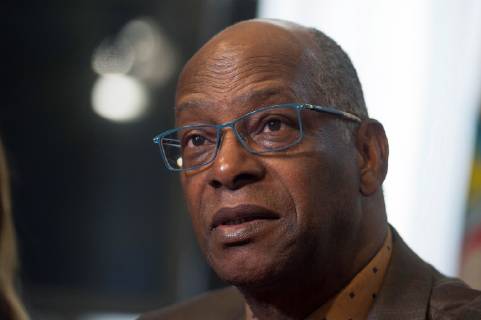 US athlete Bob Beamon looks on during a press conference PK Pressekonferenz prior receiving the Special Prize to the Olympic Legend given by the Cantabria Sports Media Association, in Santander, northern SPain, 10 November 2018. Bob Beamon in Santander !ACHTUNG: NUR REDAKTIONELLE NUTZUNG!  Copyright: xPedroxPuentexHoyosx GRAF5795 20181110-636774606737416411
