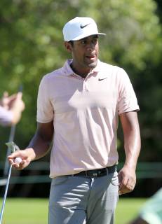 US Tony Finau participates during the third round of the World Golf Championships s Mayakoba Classic, in Playa del Carmen, state of Quinta Roo, Mexico, 10 November 2018. World Golf Championships in Playa del Carmen !ACHTUNG: NUR REDAKTIONELLE NUTZUNG!  Copyright: xAlonsoxCupulx AME2050 20181110-636774887904022279