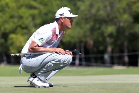 US James Hahn participates during the third round of the World Golf Championships s Mayakoba Classic, in Playa del Carmen, state of Quinta Roo, Mexico, 10 November 2018. World Golf Championships in Playa del Carmen !ACHTUNG: NUR REDAKTIONELLE NUTZUNG!  Copyright: xAlonsoxCupulx AME2054 20181111-636774926586888842