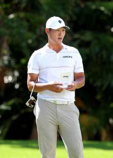 New Zealander Danny Lee participates during the third round of the World Golf Championships s Mayakoba Classic, in Playa del Carmen, state of Quinta Roo, Mexico, 10 November 2018. World Golf Championships in Playa del Carmen !ACHTUNG: NUR REDAKTIONELLE NUTZUNG!  Copyright: xAlonsoxCupulx AME2060 20181111-636774926598607923