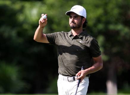 Mexican Abraham Ancer participates during the third round of the World Golf Championships s Mayakoba Classic, in Playa del Carmen, state of Quinta Roo, Mexico, 10 November 2018. World Golf Championships in Playa del Carmen !ACHTUNG: NUR REDAKTIONELLE NUTZUNG!  Copyright: xAlonsoxCupulx AME2092 20181111-636774927223684384