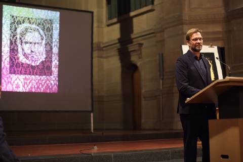 JUERGEN KLOPP VERLEIHUNG DES MAINZER MEDIENPREISES FUER NACHHALTIGES MEDIALES WIRKEN AN JUERGEN KLOPP CHRISTUSKIRCHE, MAINZ 