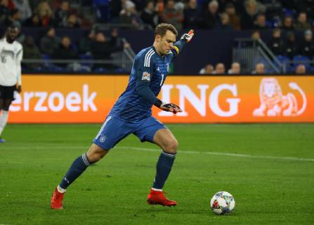 Torwart Manuel Neuer (Deutschland Germany) - 19.11.2018: Deutschland vs. Niederlande, 6. Spieltag UEFA Nations League Gruppe A, DISCLAIMER: DFB regulations prohibit any use of photographs as image sequences and or quasi-video.
