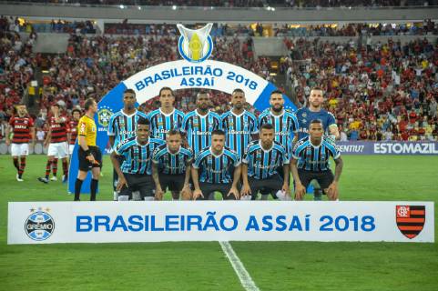 Flamengo x Grêmio RIO DE JANEIRO, RJ - 21.11.2018: FLAMENGO X GRÊMIO - During Flamengo x Grêmio, a match valid for the 35th round of the Brazilian Championship, held at the Maracanã Stadium, in the city of Rio de Janeiro, RJ, on Wednesday (21). (Photo: Nayra Halm Fotoarena) x1645340x NayraxHalm