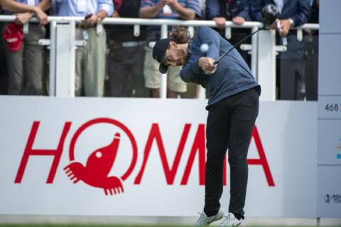 November 22, 2018 - Hong Kong, China - A photo showing England Golf Player Tommy Fleetwood during a match in the Honma Hong Kong Open 2018 in Hong Kong, China. 22 November 2018. The Honma Hong Kong Open 2018  - ZUMAn230 20181122_zaa_n230_008 Copyright: xHarryxWaix
