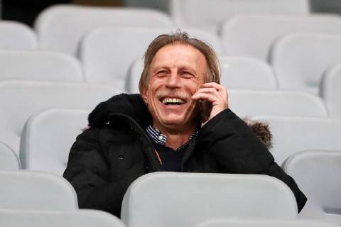 Sport Themen der Woche KW47 Sport Bilder des Tages Bayer Leverkusen vs. VFB Stuttgart 12.Spieltag 23.11.2018, 20.30 Uhr Zuschauer: Christoph Daum DFL REGULATIONS PROHIBIT ANY USE OF PHOTOGRAPHS AS IMAGE SEQUENCES AND OR QUASI-VIDEO 23.11.2018