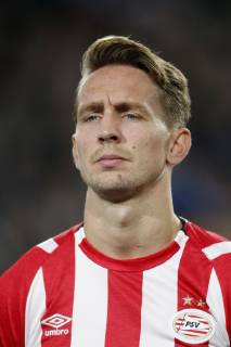 Luuk de Jong of PSV during the UEFA Champions League group C match between PSV Eindhoven and FC Barcelona Barca at the Phillips stadium on November 28, 2018 in Eindhoven, The Netherlands UEFA Champions League 2018 2019 xVIxVIxImagesx xJeroenxPutmansxIVx 12926265