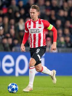 Luuk de Jong of PSV during the UEFA Champions League group C match between PSV Eindhoven and FC Barcelona Barca at the Phillips stadium on November 28, 2018 in Eindhoven, The Netherlands UEFA Champions League 2018 2019 xVIxVIxImagesx xTomxBodexMultimediaxIVx 12981690