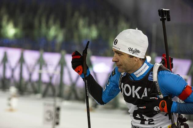 JOKA Biathlon World Team Challenge 2018, Gelsenkirchen, Deutschland Gelsenkirchen, Deutschland. 29. Dezember 2018. Ole Einar Björndalen (NOR). JOKA Biathlon World Team Challenge 2018 auf Schalke.