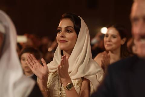 Foto Fabio Ferrari - LaPresse 03 Gennaio 2019 Dubai ( Emirati Arabi ) Globe Soccer Award 2019 - Decima Edizione. Nella foto:Georgina Rodriguez photo Fabio Ferrari LaPresse January 03, 2019 Dubai (Unated Arab Emirate) Sport Globe Soccer Award 2016 - 10th Edition. In the pic: Georgina Rodriguez  Copyright: xFabioxFerrari LaPresse LaPresse x