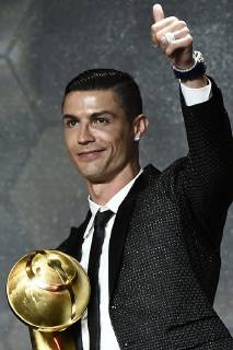 Foto Fabio Ferrari - LaPresse 03 Gennaio 2019 Dubai ( Emirati Arabi ) Globe Soccer Award 2019 - Decima Edizione. Nella foto: Cristiano Ronaldo photo Fabio Ferrari LaPresse January 03, 2019 Dubai (Unated Arab Emirate) Sport Globe Soccer Award 2016 - 10th Edition. In the pic: Cristiano Roanaldo  Copyright: xFabioxFerrari LaPresse LaPresse x
