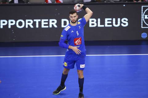 Nedim Remili (France) HANDBALL : France vs Slovenie - Match amical - 05 01 2019 GwendolineLeGoff Panoramic