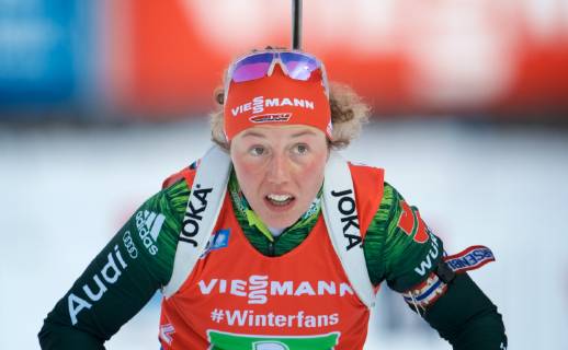 Biathlon Ruhpolding 19.01.2019 IBU World Cup Biathlon 4 x 6 km Staffel Damen Frauen Women DAHLMEIER Laura GER