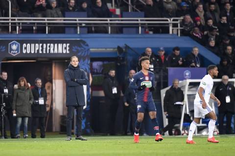 THOMAS TUCHEL (ENTRAINEUR PSG) FOOTBALL : Paris SG vs Strasbourg - Coupe de France - 23 01 2019 AnthonyBIBARD FEP Panoramic