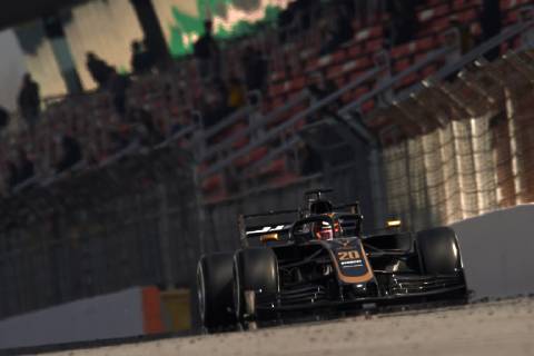 February 19, 2019 - Barcelona, Barcelona, Spain - Kevin Magnussen of Denmark driving the (20) Rich Energy Haas F1 Team VF-19 during day two of F1 Winter Testing at Circuit de Catalunya on February 19, 2019 in Montmelo, Spain. F1 Winter Testing in Barcelona - Day Two - ZUMAn230 20190219_zaa_n230_695 Copyright: xJosexBretonx