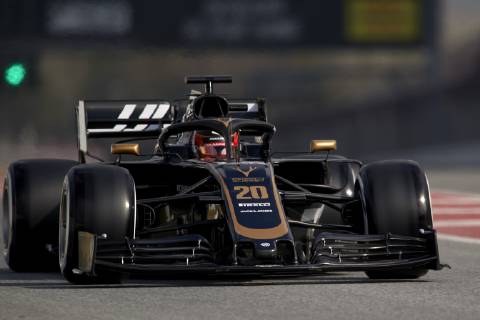 February 19, 2019 - Barcelona, Barcelona, Spain - Kevin Magnussen of Denmark driving the (20) Rich Energy Haas F1 Team VF-19 during day two of F1 Winter Testing at Circuit de Catalunya on February 19, 2019 in Montmelo, Spain. F1 Winter Testing in Barcelona - Day Two - ZUMAn230 20190219_zaa_n230_724 Copyright: xJosexBretonx