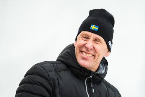 190224 Gunde Svan distributor of prize competes in womenÕs team sprint final during the FIS Nordic World Ski Championships on February 24, 2019 in Seefeld in Tirol. Photo: Vegard Wivestad Gr¿tt BILDBYRN kod VG 170295 Copyright: VEGARDxWIVESTADxGR¯TT BB190224BB566