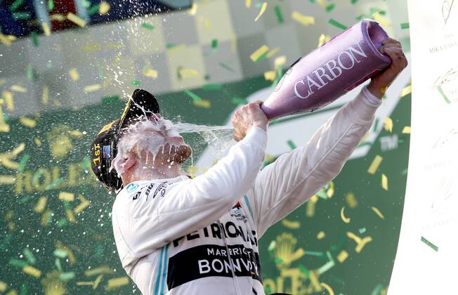 Sport Themen der Woche KW11 Sport Bilder des Tages Motorsports: FIA Formula One World Championship WM Weltmeisterschaft 2019, Grand Prix of Australia, 77 Valtteri Bottas (FIN, Mercedes AMG Petronas Motorsport), Melbourne Australia