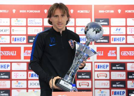 Croatia National football team - press conference PK Pressekonferenz 20.03.2019. , Zagreb - Zlatko Dalic and Luka Modric held a press conference ahead of qualifying matches for Euro 2020 against Azerbejdzana and Hungary. Luka Modric received an AIPS award for the best athlete in the world.  MarkoxPrpic PIXSELL