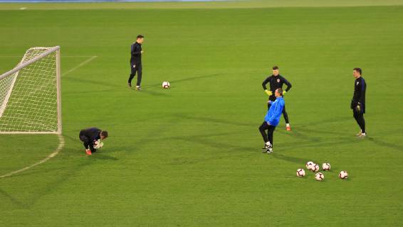 Fußball, Nationalteam Kroatien Training Croatian national football team training 20.03.2019. , Zagreb - On stadium Maksimir Croatian national football team held a training before qualifying matches for Euro 2020 against Azerbaijan and Hungary MarkoxPrpic PIXSELL