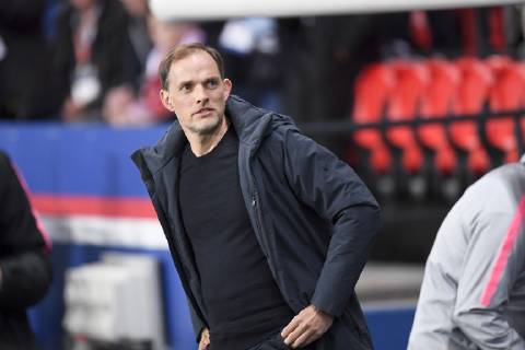 THOMAS TUCHEL (ENTRAINEUR PSG) FOOTBALL : Paris SG vs Strasbourg - Ligue 1 Conforama - 07 04 2019 AnthonyBIBARD FEP Panoramic